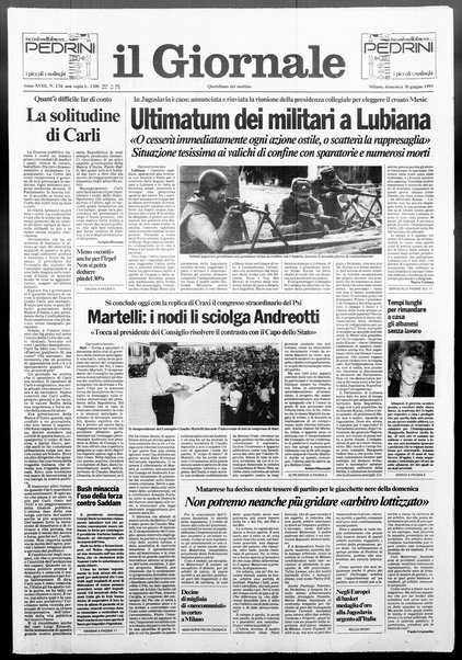 Il giornale : quotidiano del mattino